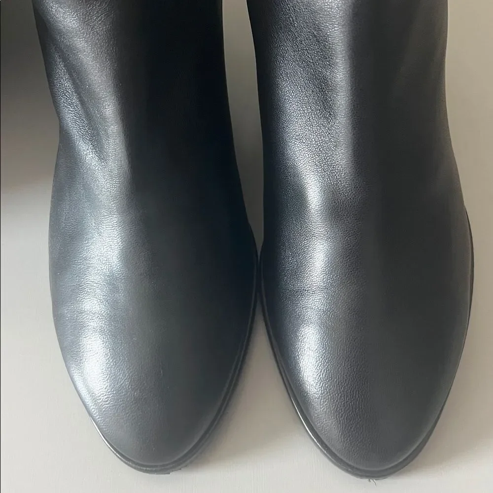 New Stuart Weitzman 5050 Bold Over the Knee Boot in Black Smooth Calf Size 8